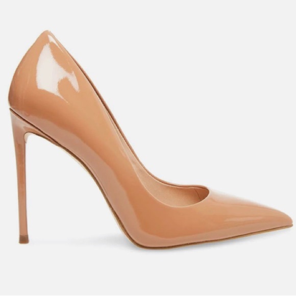 STEVE MADDEN: VALA CAMEL PATENT PUMPS & HAND BAG - Picture 2 of 16